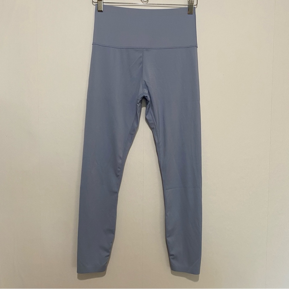 Knix Blue High Rise Leggings Women’s Medium Seamless Stretch Activewear Gym